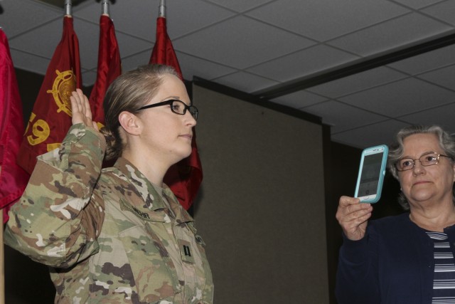 Separated military family comes together for promotion