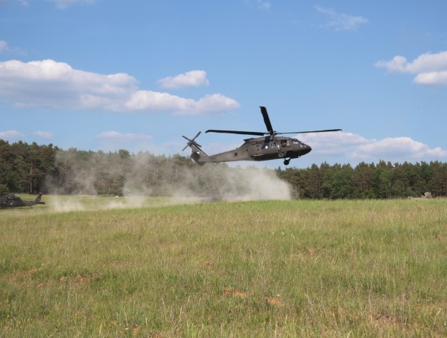 Air assault training exercise