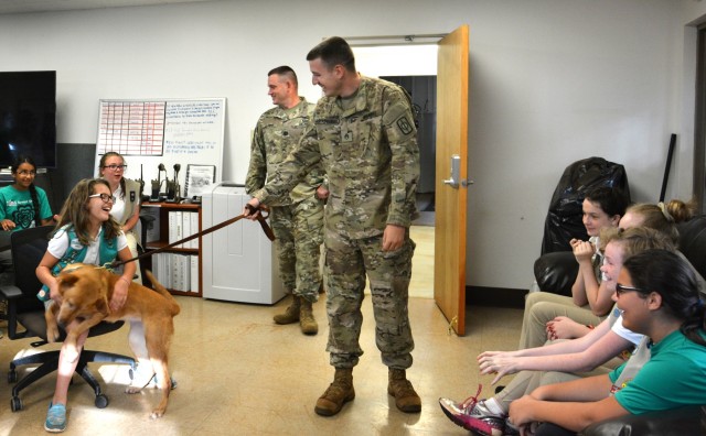 Girl Scouts honor fallen 'Enforcers' MWDs