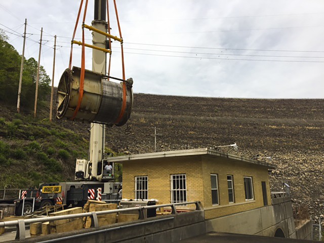 Replacing a Fixed Cone Valve on Summersville Dam