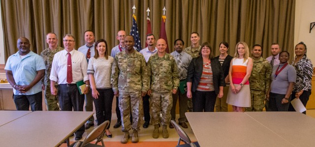Commanding General recognizes RHC-P personnel during ceremony