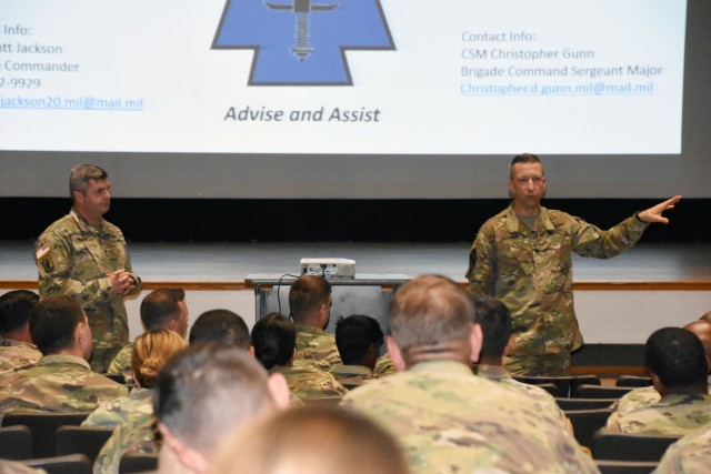 1st Security Force Assistance Brigade leadership visits Fort Bragg, N.C.