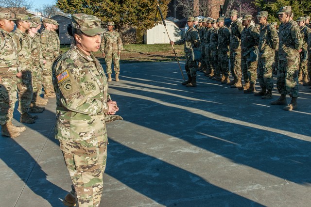 From bonnets to berets: Chemical command sergeant major trades simple life for Army life