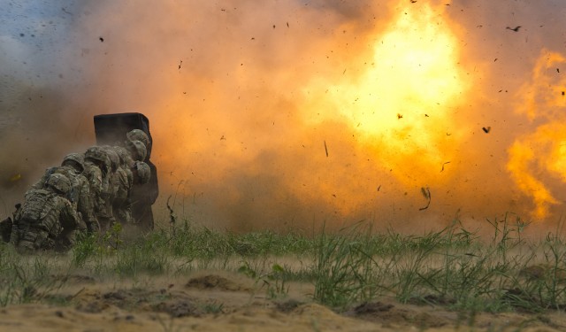 US Soldiers hone explosive capabilities at Saber Strike 17