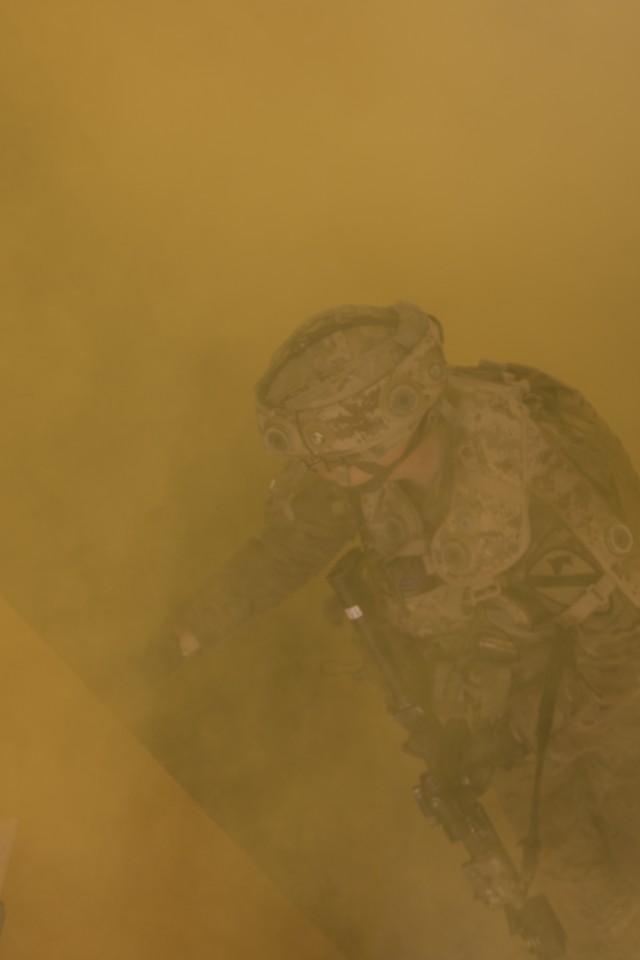 Popping smoke and clearing rooms: Greywolf Soldiers train for urban combat
