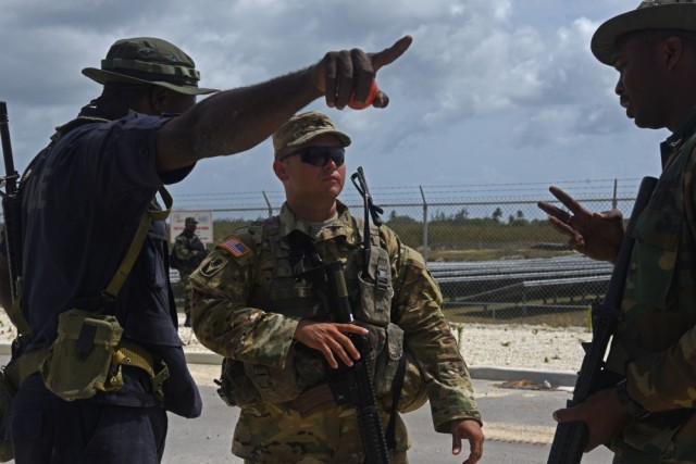 'From the screen to real life': National Guard, sister services conduct community outreach during Tradewinds 2017