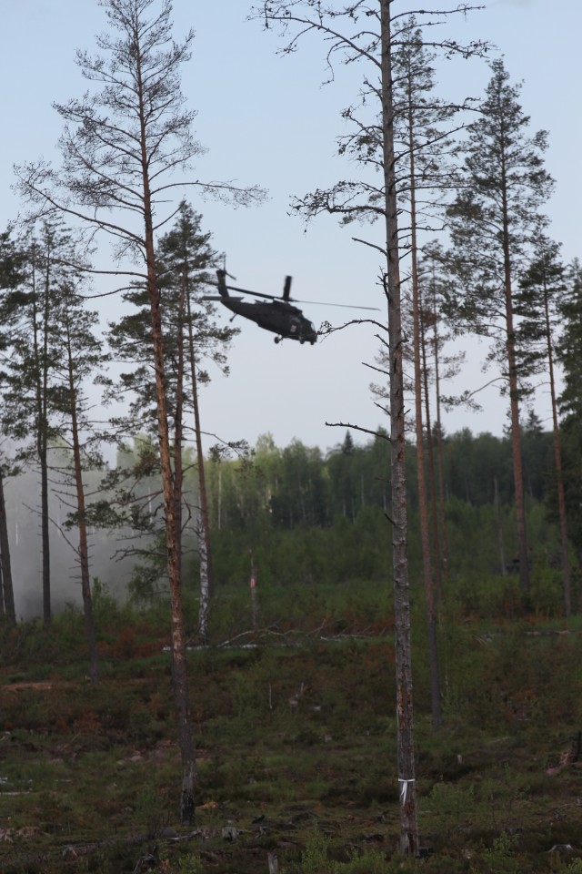 TF Phoenix provides air support for Saber Strike live-fire