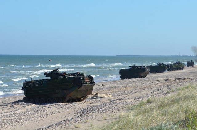 US military conducts amphibious assault in Latvia during Baltic Operations