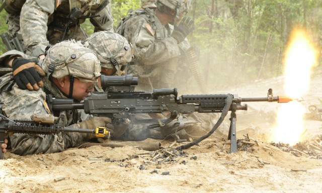 Georgia National Guard Soldiers train at Fort Stewart Urban Assault Course