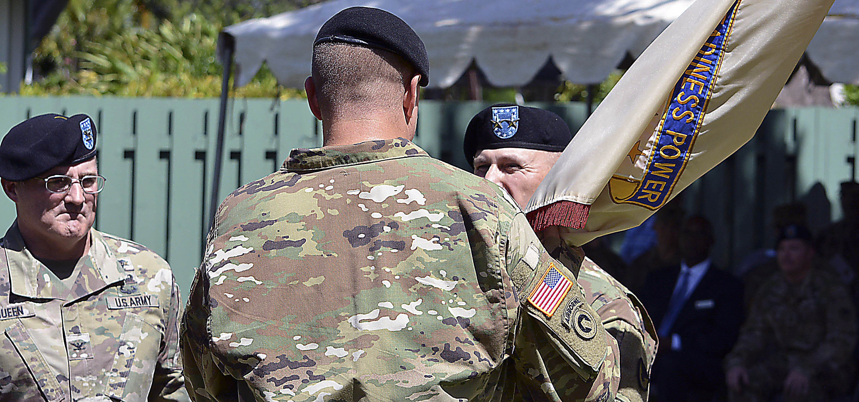 402nd AFSB conduct change of command, responsibility ceremony | Article ...