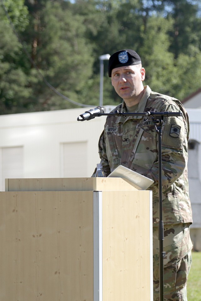 Seven years later, Heston returns to 361st Civil Affairs Brigade as new commander