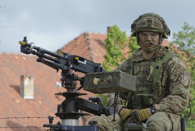 eFP Battle Group Poland kicks off FTX during Saber Strike 17