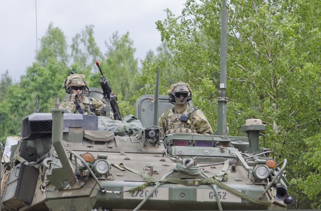 Battle Group Poland kicks off FTX during Saber Strike 17