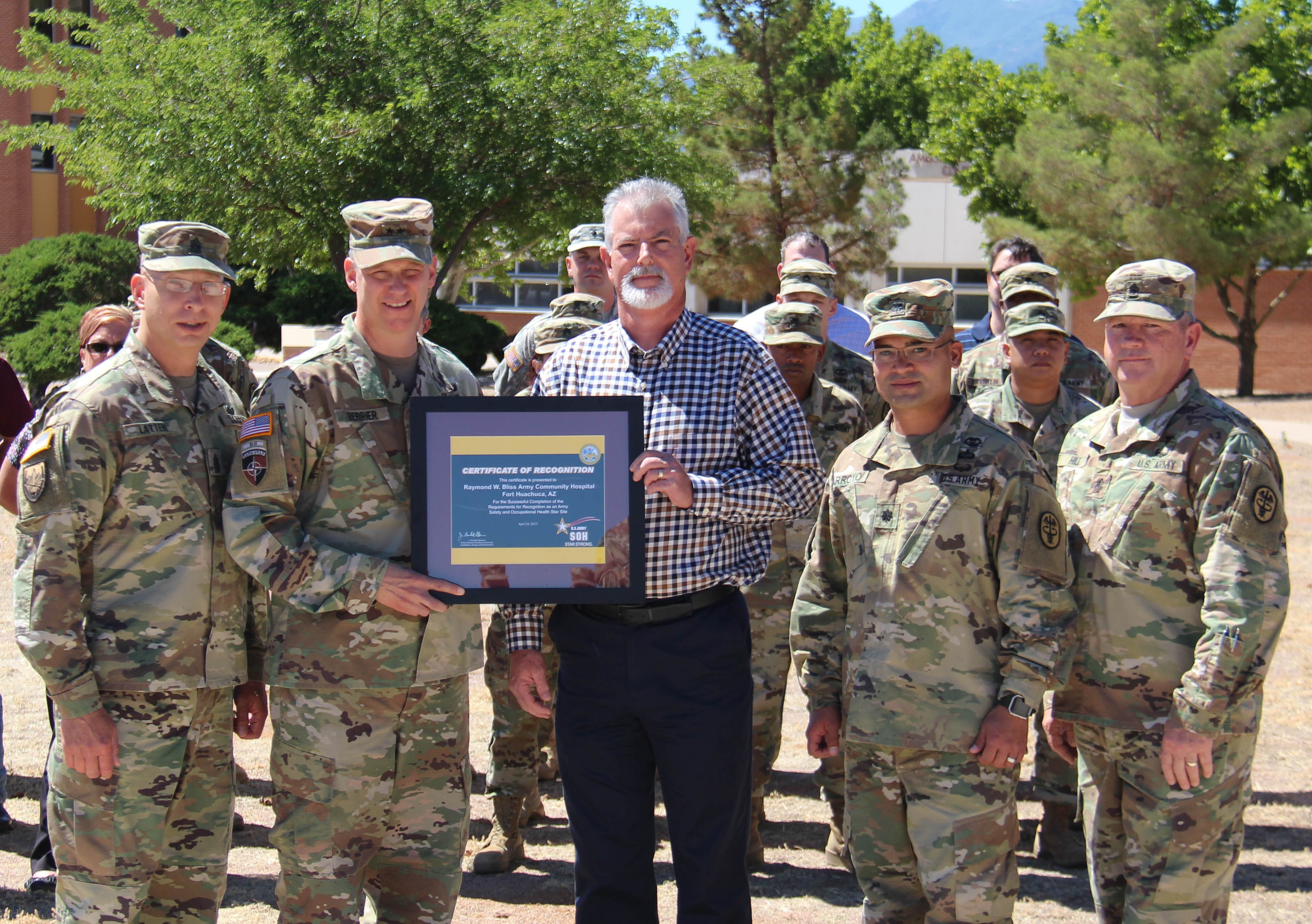 RWBAHC Earns US Army Safety and Occupational Health Star Award