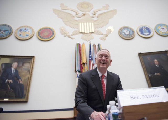Mattis: 2018 budget will continue readiness recovery