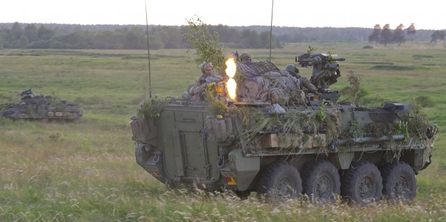 eFP Battle Group Poland: Transitions to 'Defense' during the Saber Strike 17 FTX