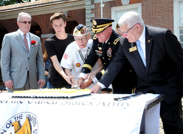 Army Reserve general helps celebrate Army's 242nd birthday