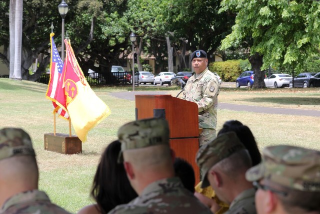 94th HHB, AAMDC Welcomes New First Sergeant