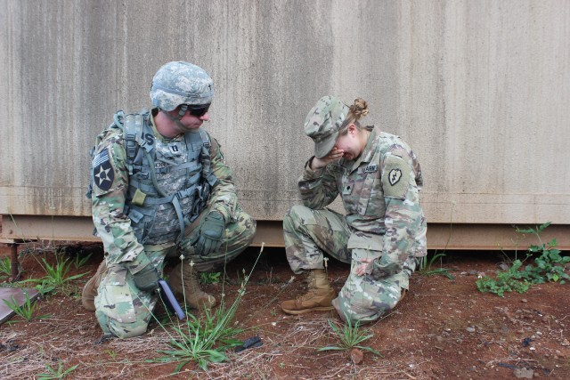 Tripler chaplain offers support during 25ID best unit ministry team competition