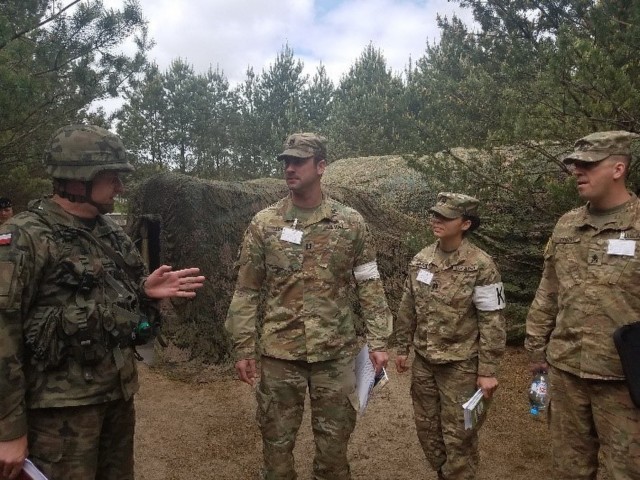 3-29 artillery leaders join Polish command post exercise