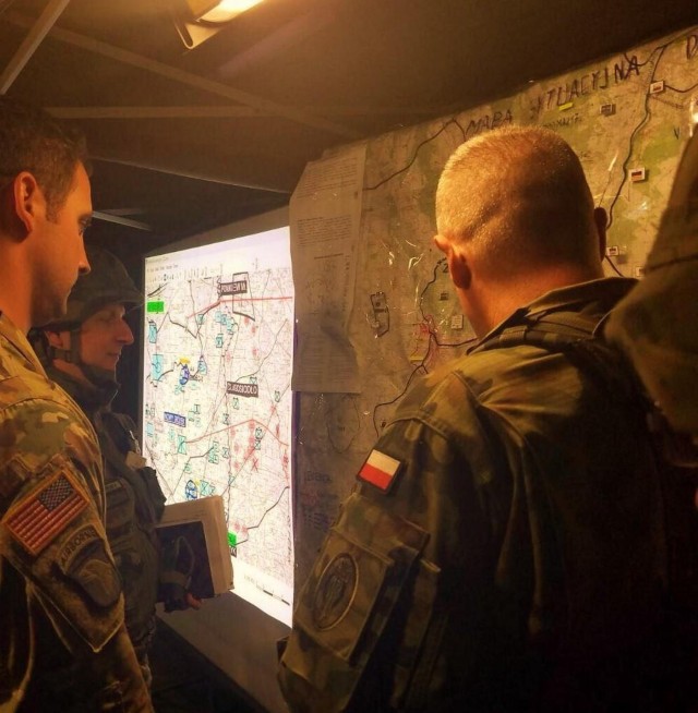 3-29 artillery leaders join Polish command post exercise