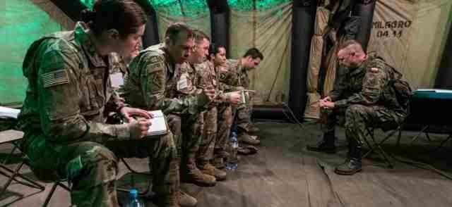 3-29 artillery leaders join Polish command post exercise