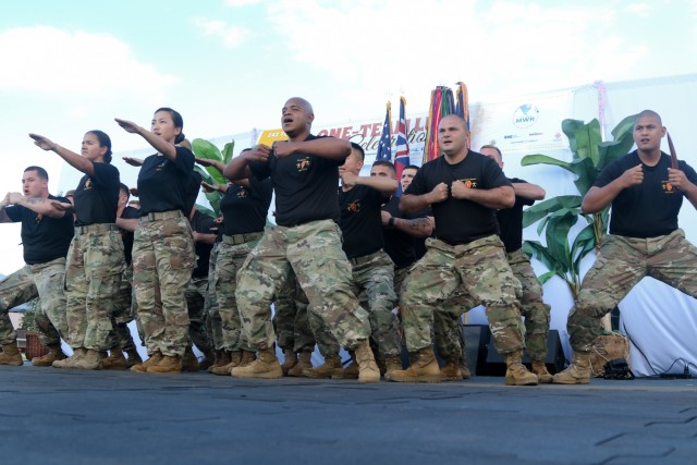 USARHAW, USARPAC Host Luau to Commemorate U.S. Army's 242nd Birthday