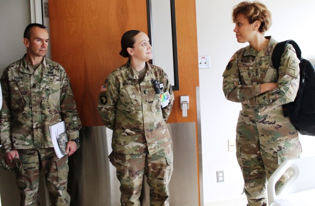 LTG West, CSM Ecker visit PCU