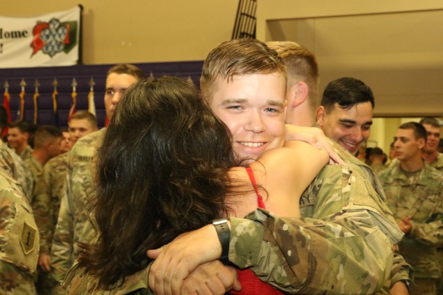 'Devil' Soldiers return home