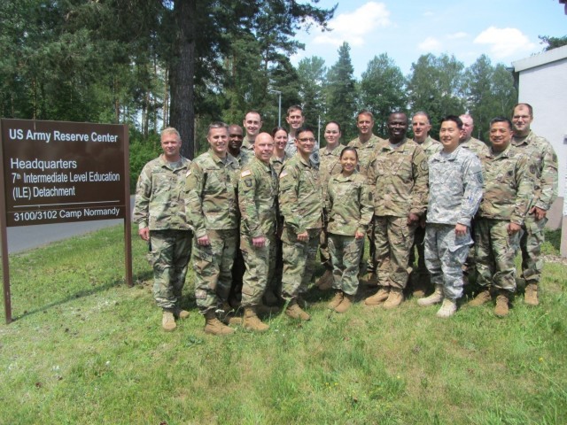 Field grade Army officers complete professional training