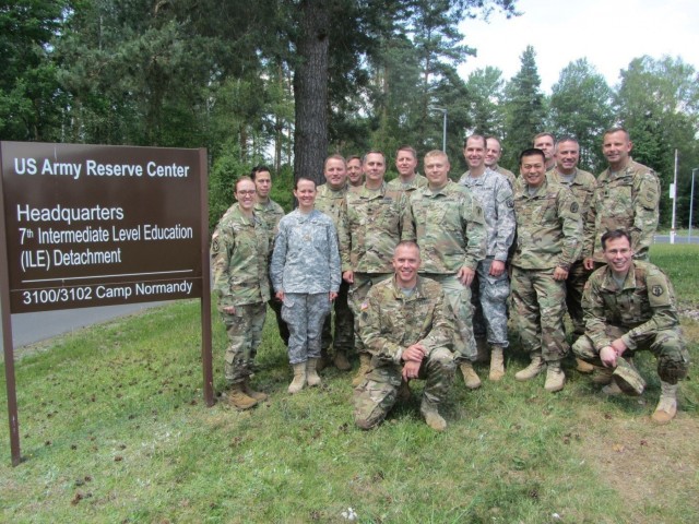 Field grade Army officers complete professional training