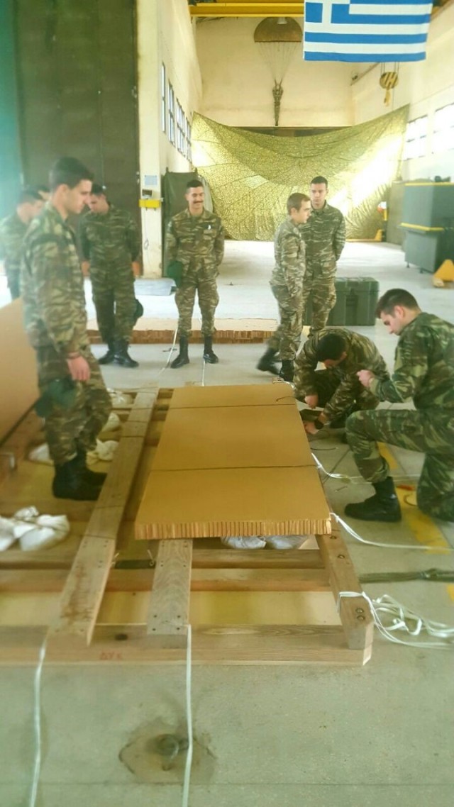 Theater Aerial Delivery Company conducts interoperability training in Greece