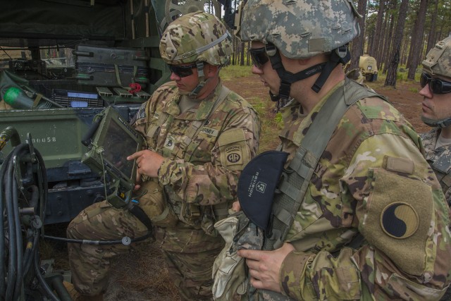 Virginia National Guard Soldiers learn new howitzer systems from 82nd Airborne