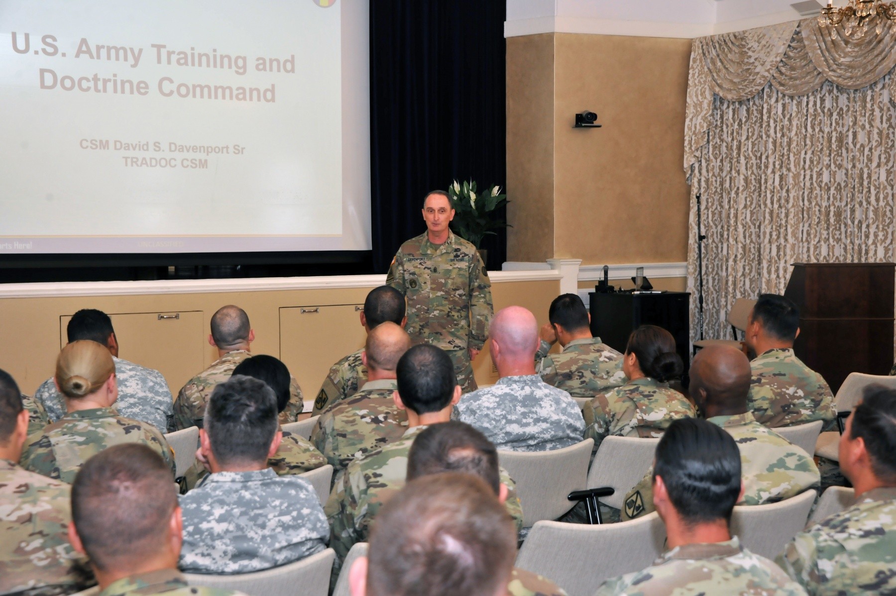 Tradoc Command Sgt Maj On Nco Education And Defense Language Institute Role In Army Future 1494