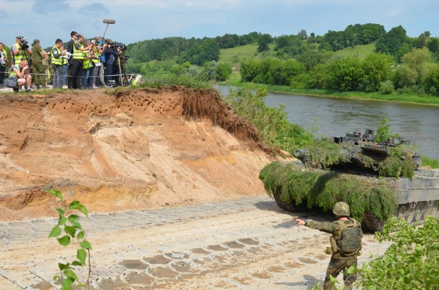 NATO Allies bridge the Suwalki Gap