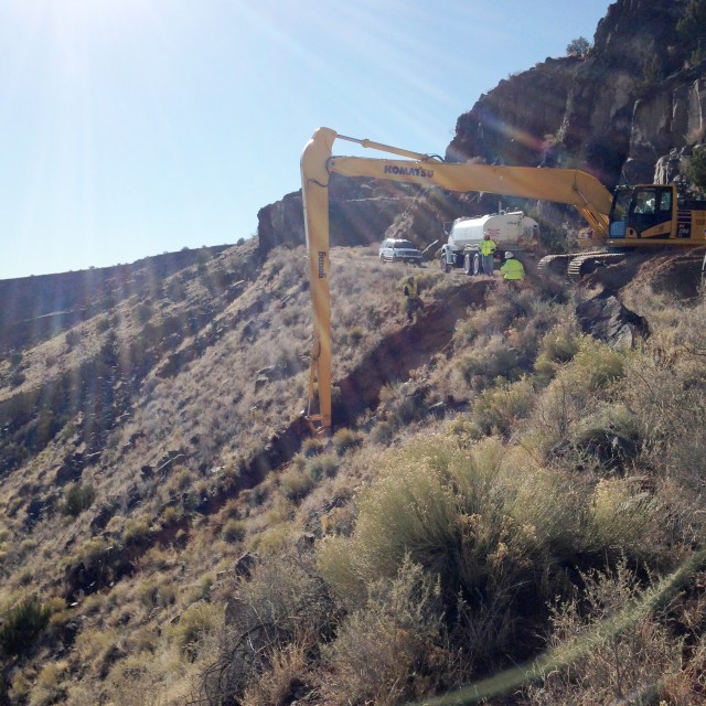 USACE Collaborates with BLM for Jemez Dam Road Maintenance