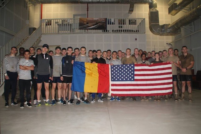 Romanian, U.S. cadets get 'Savage' for a night