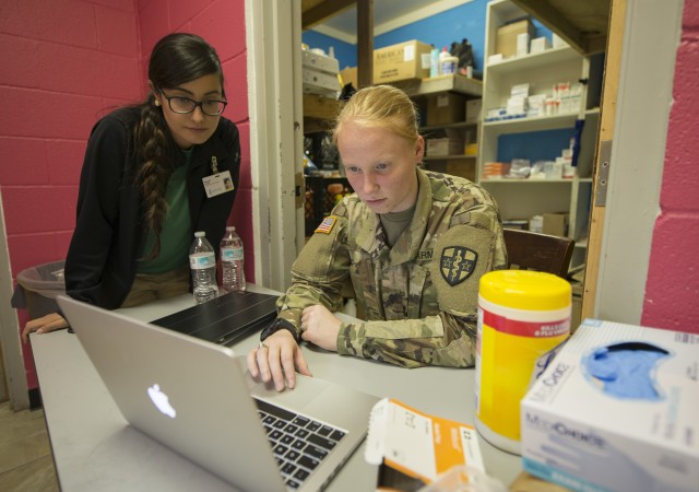 Army Reserve medics step up to serve low income communities