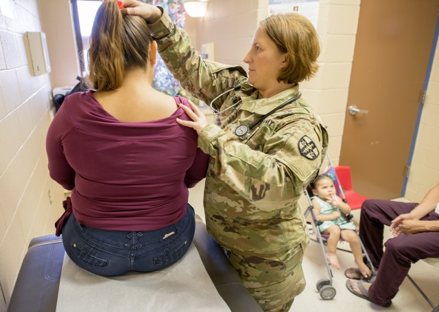 Army Reserve medics step up to serve low income communities
