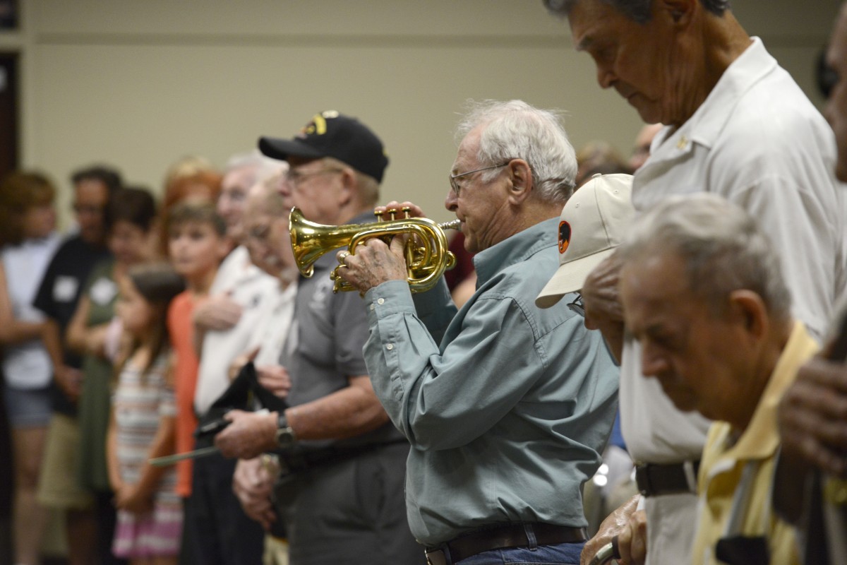 knox fort army 66th reunion surviving soldiers hold annual ceremony bugle charlie