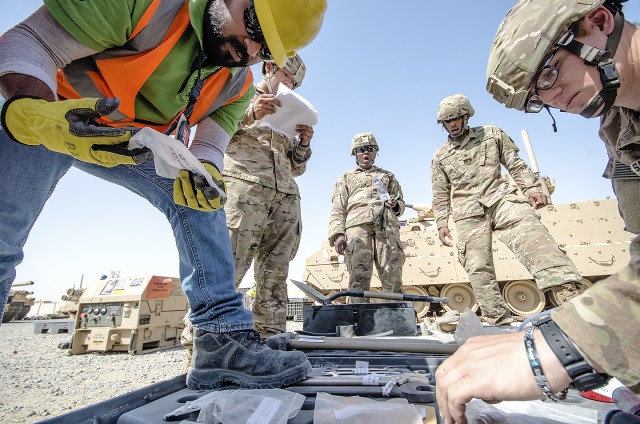 401st Army Field Support Brigade shows off speed of issue during exercise