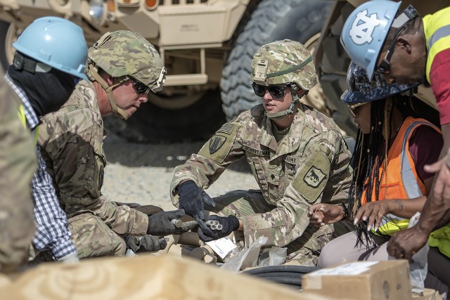 401st Army Field Support Brigade shows off speed of issue during exercise