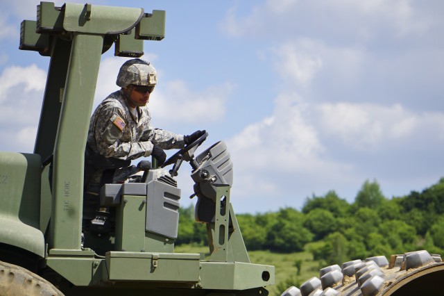 U.S. Army Reserve Engineers construct troop readiness at Hohenfels