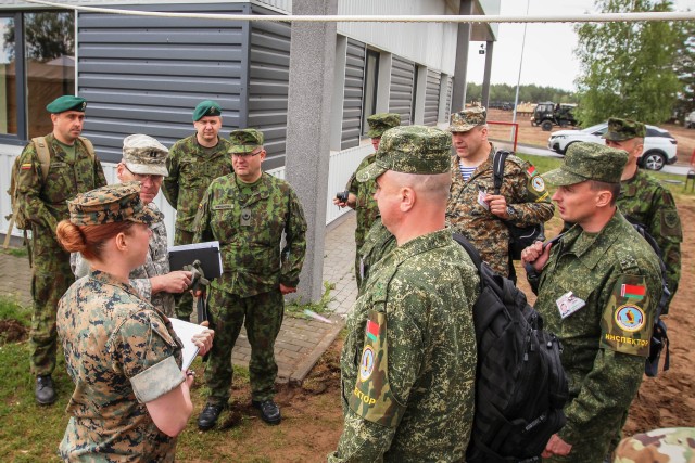 Transparency is key; Inspection team from Belarus and Russia hosted during Saber Strike