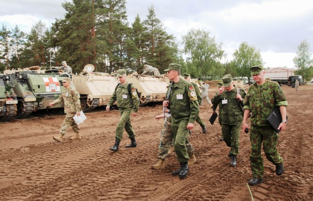 Transparency is key; Inspection team from Belarus and Russia hosted during Saber Strike