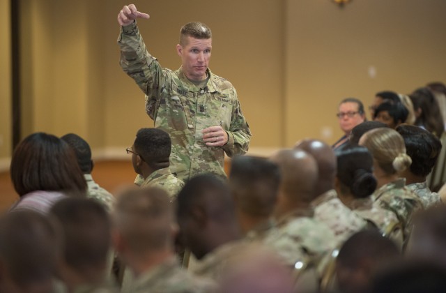 From humble roots, Dailey now ensures Soldiers are well-educated, fit to fight and smiling