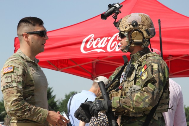 Romanian forces, public 'Open Gates' to US Allies