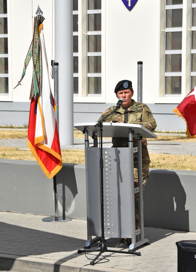 U.S. Army Europe hosts July 4 retreat ceremony