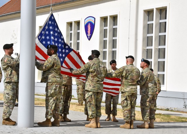 U.S. Army Europe hosts July 4 retreat ceremony