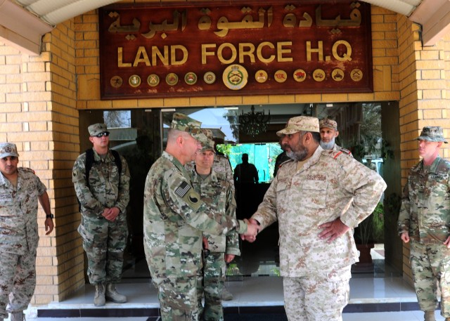 Kuwaiti Land Forces Commander awarded U.S. Infantry honor